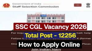 SSC CGL Vacancy 2026